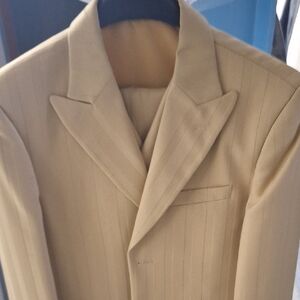 Classic Tan Boys 3 Piece Suit
